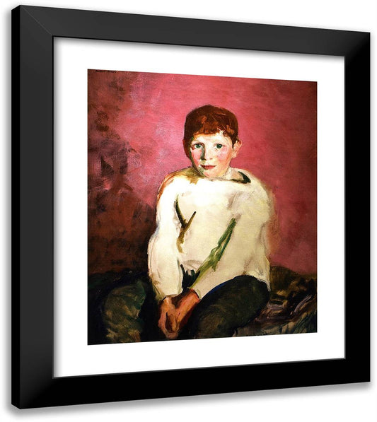 Pat 20x23 Black Modern Wood Framed Art Print Poster by Henri, Robert