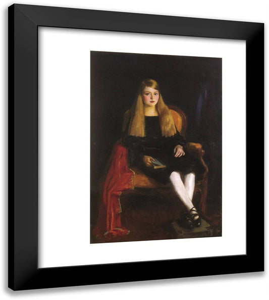 Portrait of Anne M. Tucker 20x23 Black Modern Wood Framed Art Print Poster by Henri, Robert