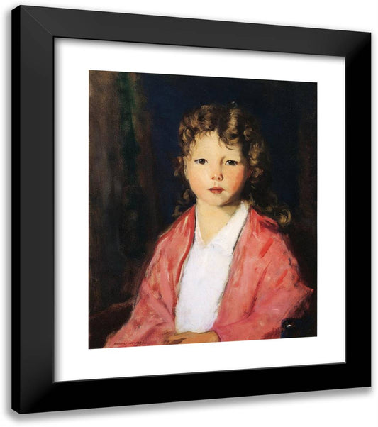 Portrait of Jean Mcvitty 20x23 Black Modern Wood Framed Art Print Poster by Henri, Robert