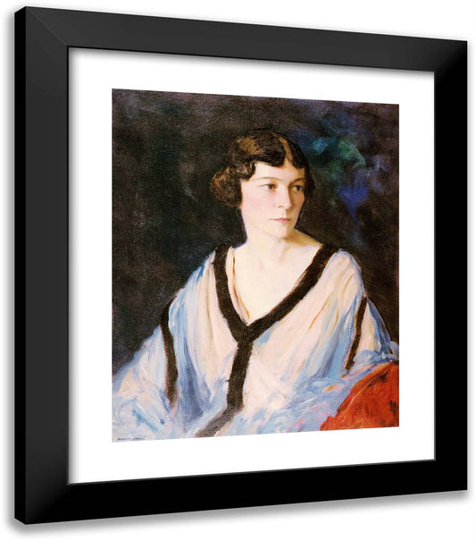 Portrait of Mrs. Edward H. (Catherine) Bennett 20x23 Black Modern Wood Framed Art Print Poster by Henri, Robert
