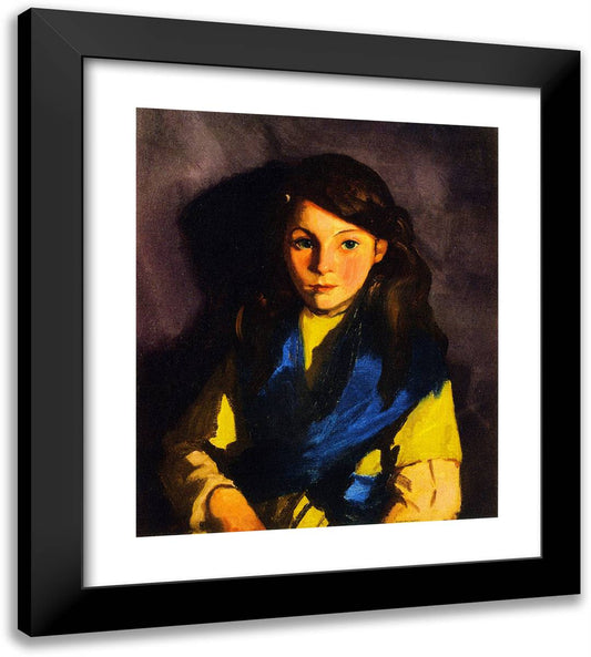 Sarah B. 20x22 Black Modern Wood Framed Art Print Poster by Henri, Robert