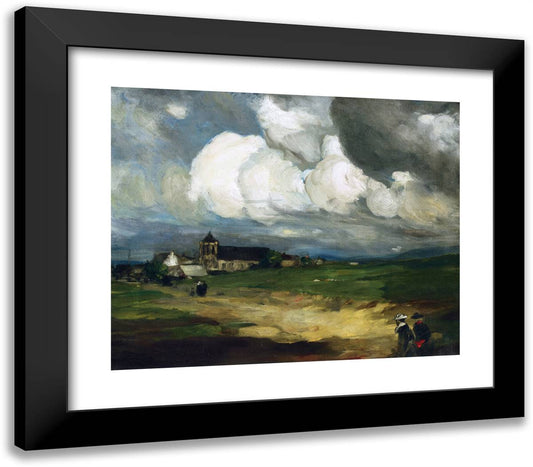 Spain  23x20 Black Modern Wood Framed Art Print Poster by Henri, Robert