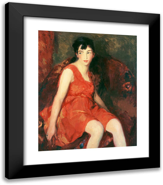 The Little Dancer  20x23 Black Modern Wood Framed Art Print Poster by Henri, Robert
