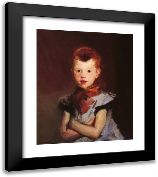 The Red Top  20x23 Black Modern Wood Framed Art Print Poster by Henri, Robert