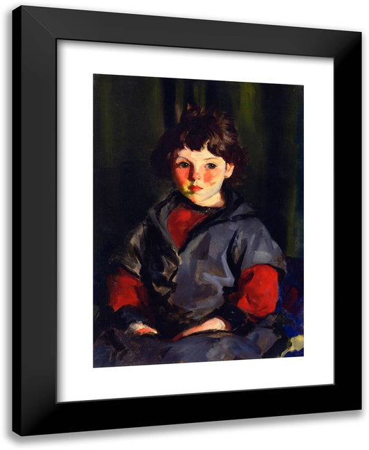 Untitled (Also Known as Alanna) 19x24 Black Modern Wood Framed Art Print Poster by Henri, Robert