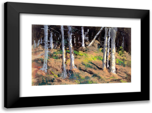 Where the Trees Are Dying 24x18 Black Modern Wood Framed Art Print Poster by Henri, Robert