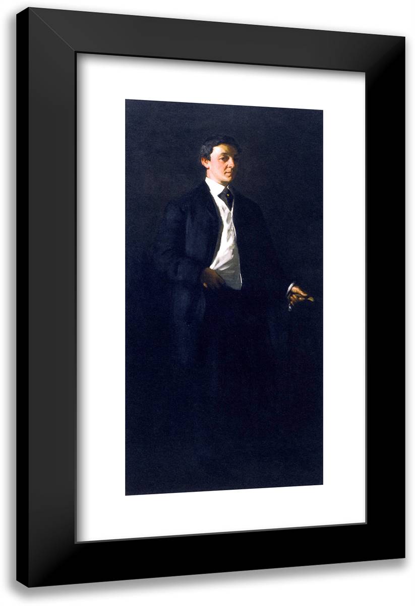 William Glackens  16x24 Black Modern Wood Framed Art Print Poster by Henri, Robert