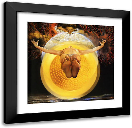 Ascension 21x20 Black Modern Wood Framed Art Print Poster by Dali, Salvador