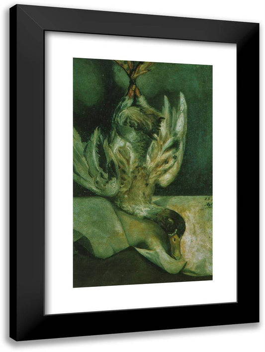 Duck 17x24 Black Modern Wood Framed Art Print Poster by Dali, Salvador