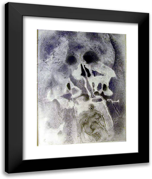Iosias Sepultus in Mausoleum Patrum (2 Chronicles 3524) 20x24 Black Modern Wood Framed Art Print Poster by Dali, Salvador