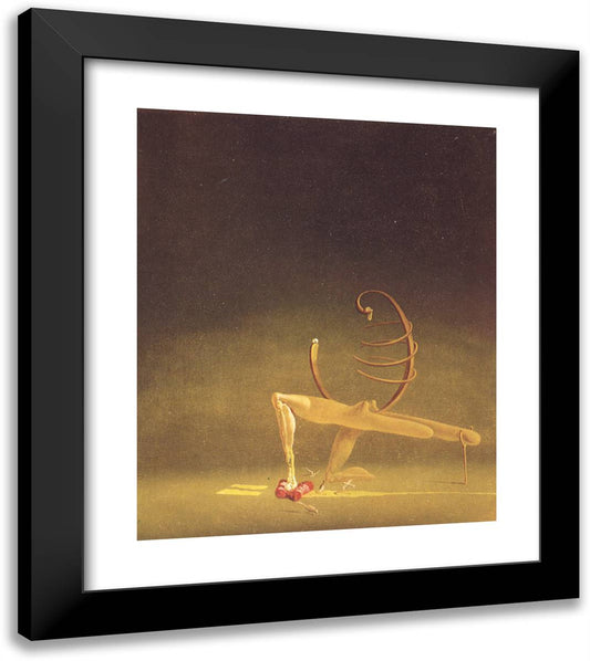 Javanese Mannequin 20x23 Black Modern Wood Framed Art Print Poster by Dali, Salvador