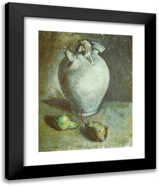 Jug 20x24 Black Modern Wood Framed Art Print Poster by Dali, Salvador