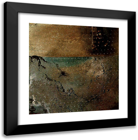 Landscape with Flies 20x20 Black Modern Wood Framed Art Print Poster by Dali, Salvador