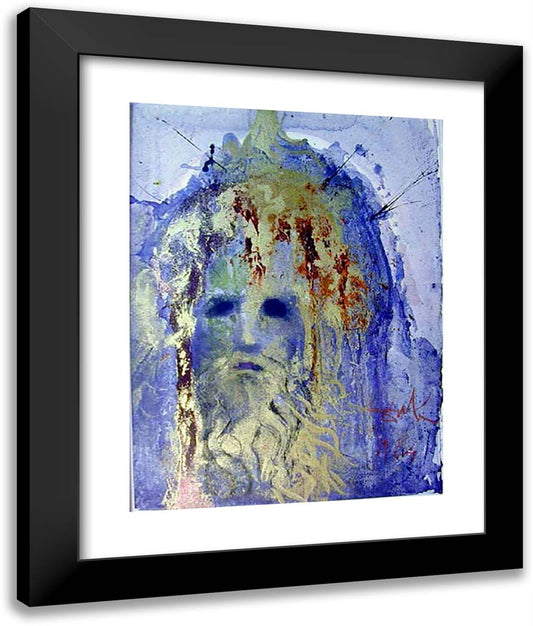 Nabuchodonsor Rex Babylons 20x24 Black Modern Wood Framed Art Print Poster by Dali, Salvador