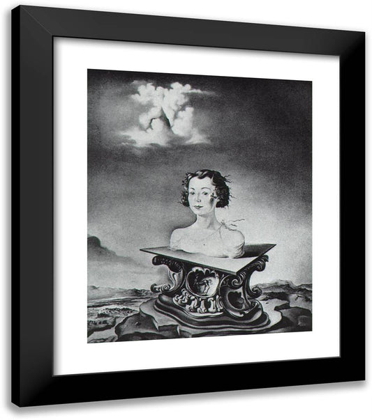 Portrait of Mrs. George Tait, II 20x23 Black Modern Wood Framed Art Print Poster by Dali, Salvador