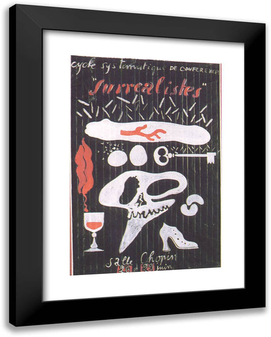 Poster Project 19x24 Black Modern Wood Framed Art Print Poster by Dali, Salvador