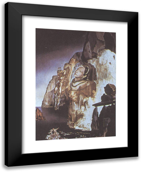 Princess Arthchil Gourielli (Helena Rubinstein) 19x24 Black Modern Wood Framed Art Print Poster by Dali, Salvador