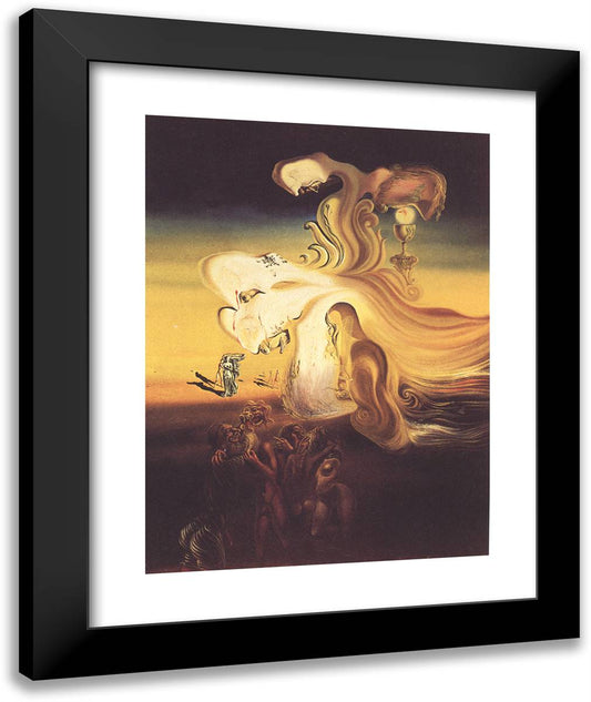 Profanation of the Host 20x24 Black Modern Wood Framed Art Print Poster by Dali, Salvador