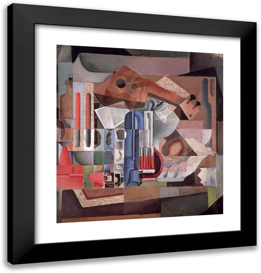 Puristic Still Life 20x21 Black Modern Wood Framed Art Print Poster by Dali, Salvador