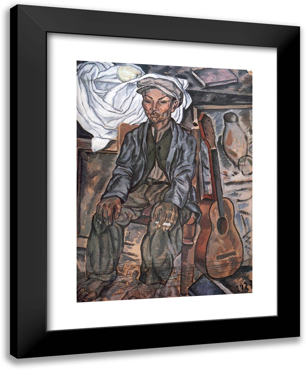 Roma from Figueres 19x24 Black Modern Wood Framed Art Print Poster by Dali, Salvador