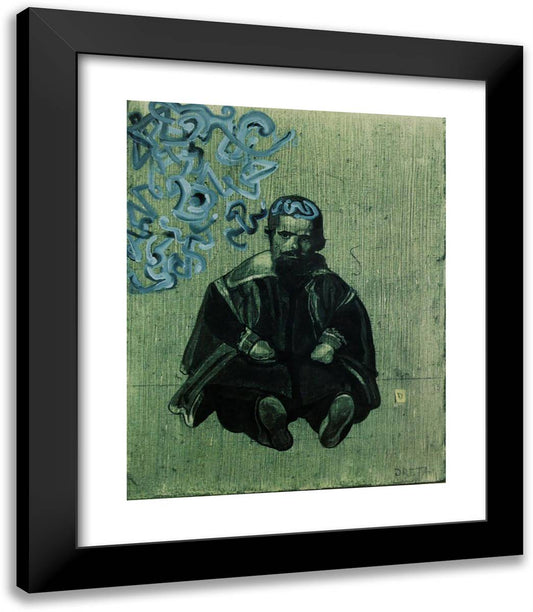 Sebastian De Morra with Catastrophic Signs 20x23 Black Modern Wood Framed Art Print Poster by Dali, Salvador