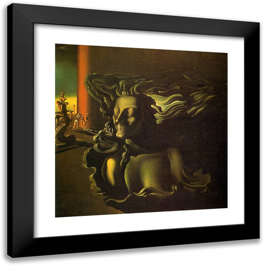 The Dream 20x20 Black Modern Wood Framed Art Print Poster by Dali, Salvador