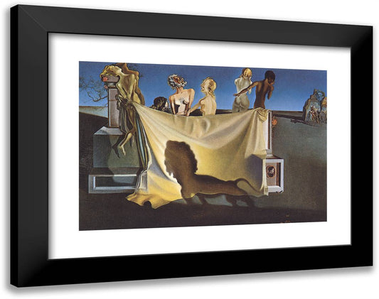 The Old Age of William Tell 24x19 Black Modern Wood Framed Art Print Poster by Dali, Salvador