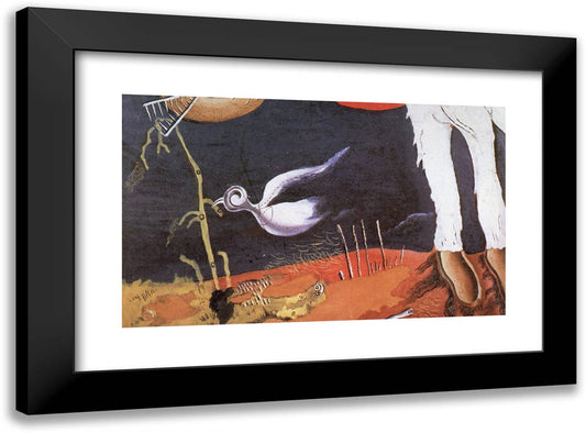 The Rotting Bird 24x18 Black Modern Wood Framed Art Print Poster by Dali, Salvador