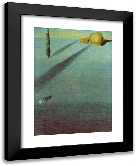 The Sense of Speed 19x24 Black Modern Wood Framed Art Print Poster by Dali, Salvador