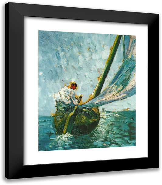 The Tartan 'El Son' 20x23 Black Modern Wood Framed Art Print Poster by Dali, Salvador