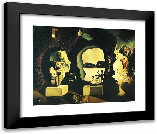 The Three Ages 24x20 Black Modern Wood Framed Art Print Poster by Dali, Salvador