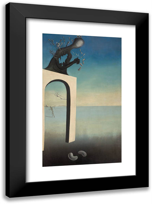 Visions of Eternity 17x24 Black Modern Wood Framed Art Print Poster by Dali, Salvador