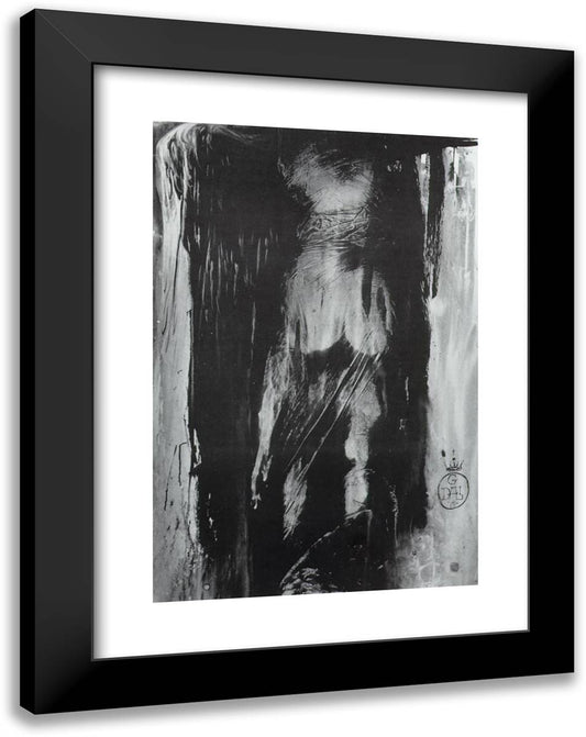 Winged VIctory 18x24 Black Modern Wood Framed Art Print Poster by Dali, Salvador