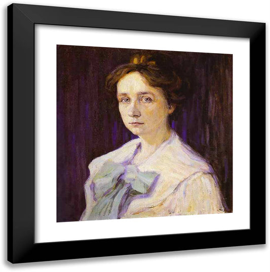 Gabriele Munter 20x20 Black Modern Wood Framed Art Print Poster by Kandinsky, Wassily