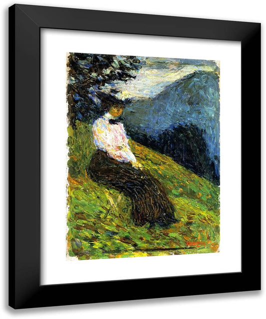 Kochel, Gabriele Munter 20x24 Black Modern Wood Framed Art Print Poster by Kandinsky, Wassily