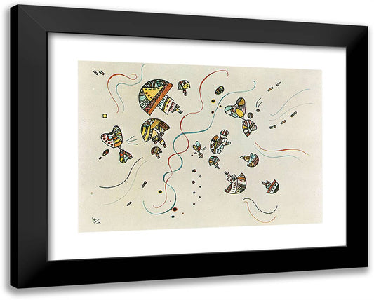 Last Watercolour 24x19 Black Modern Wood Framed Art Print Poster by Kandinsky, Wassily