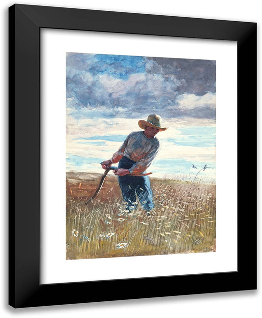 The Reaper 19x24 Black Modern Wood Framed Art Print Poster by Homer, Winslow