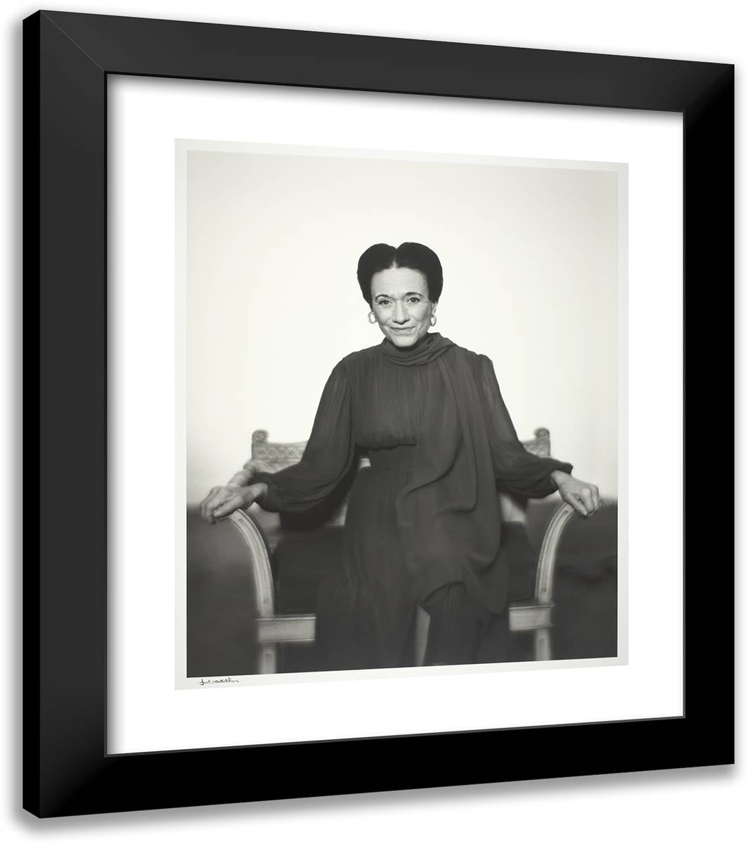 Duchess of Windsor 20x23 Black Modern Wood Framed Art Print Poster by Karsh, Yousuf