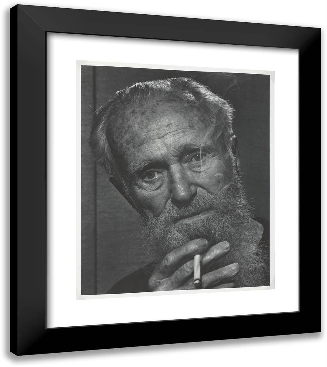Edward Steichen_3 20x23 Black Modern Wood Framed Art Print Poster by Karsh, Yousuf