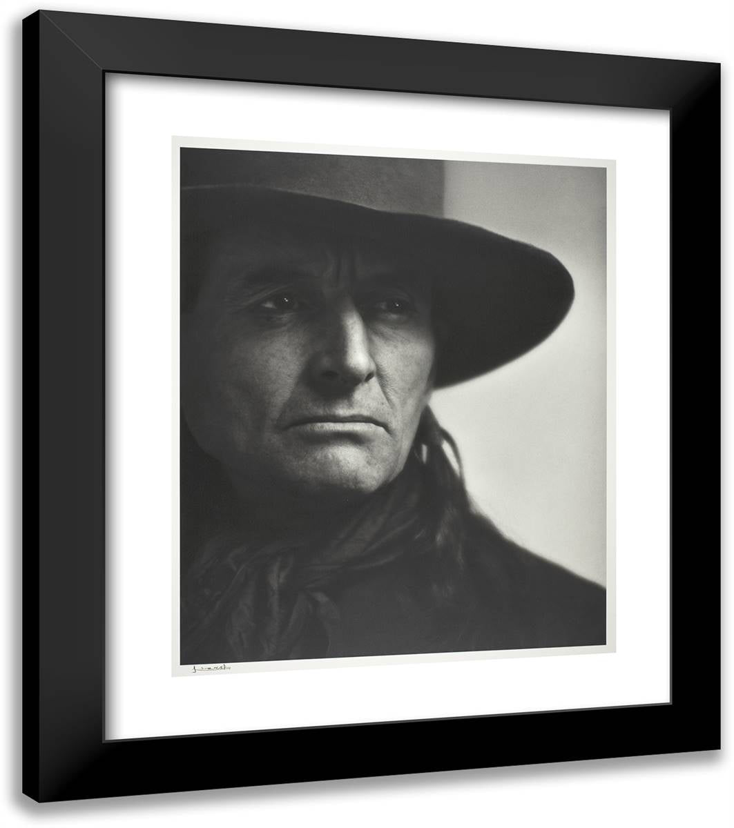 Grey Owl (Archibald Belaney) 20x23 Black Modern Wood Framed Art Print Poster by Karsh, Yousuf