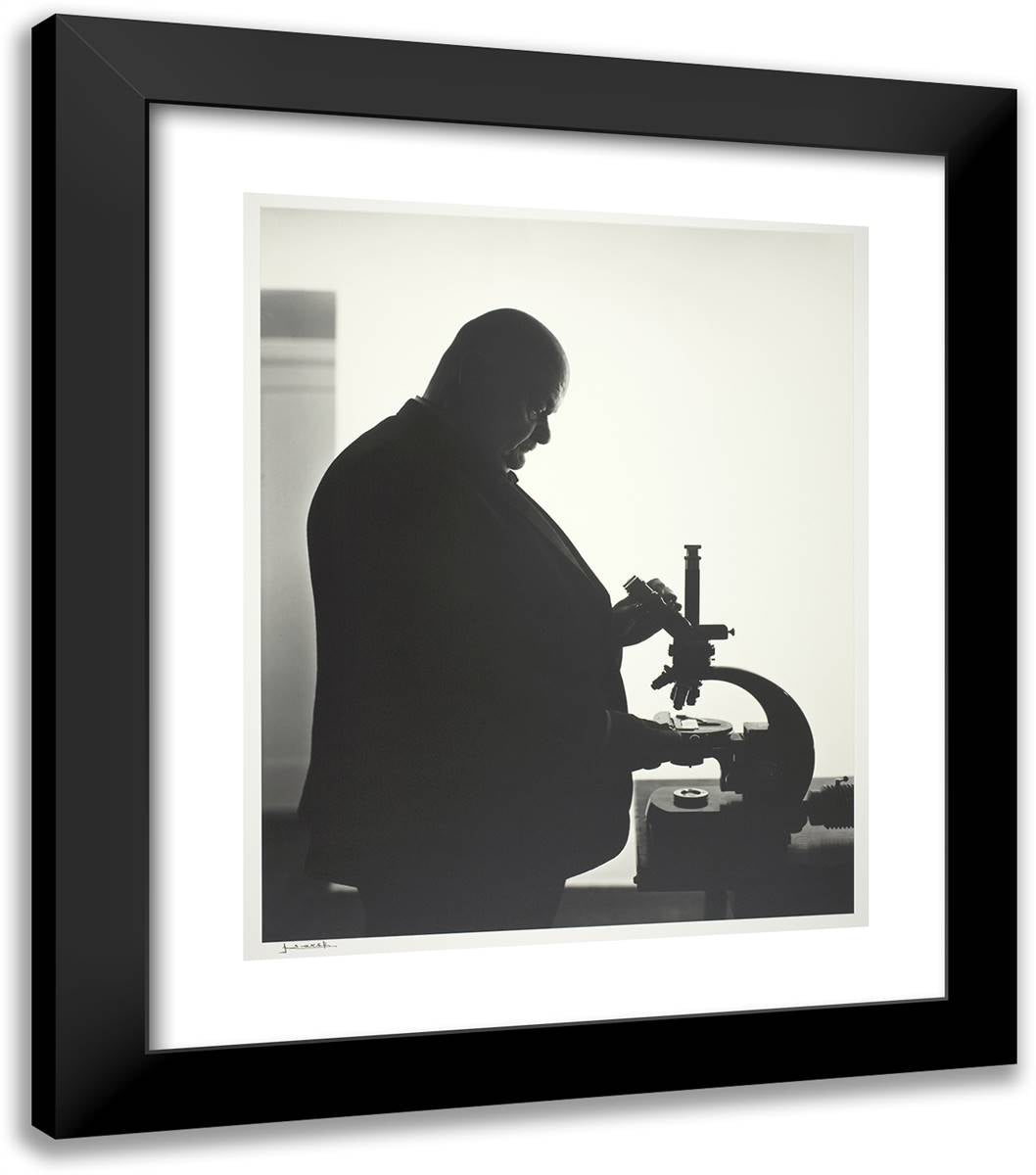 Roman VIshniac 20x23 Black Modern Wood Framed Art Print Poster by Karsh, Yousuf
