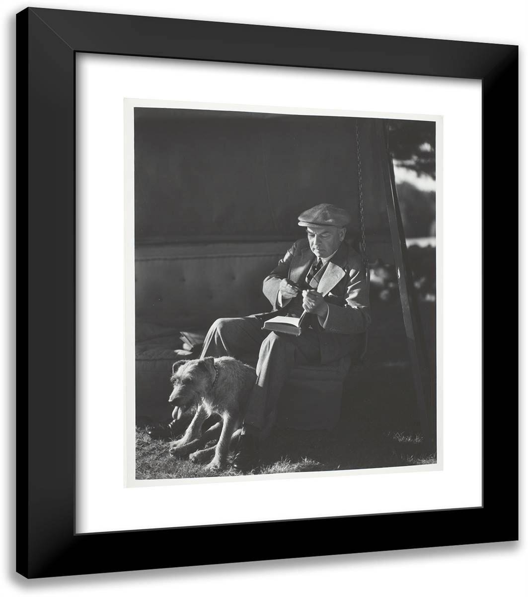 William Lyon Mackenzie King 20x23 Black Modern Wood Framed Art Print Poster by Karsh, Yousuf