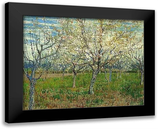 Something... blossom 40x28 Black Modern Wood Framed Art Print Poster by Van Gogh, Vincent
