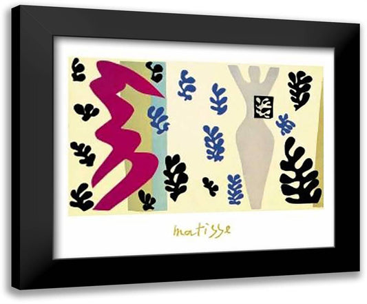 Lanceur De Couteaux 35x28 Black Modern Wood Framed Art Print Poster by Matisse, Henri