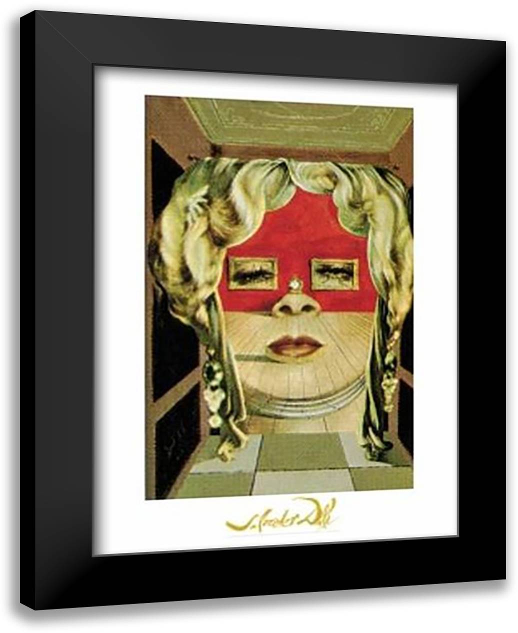 Sunset Diner 20x24 Black Modern Wood Framed Art Print Poster by Max, Louise