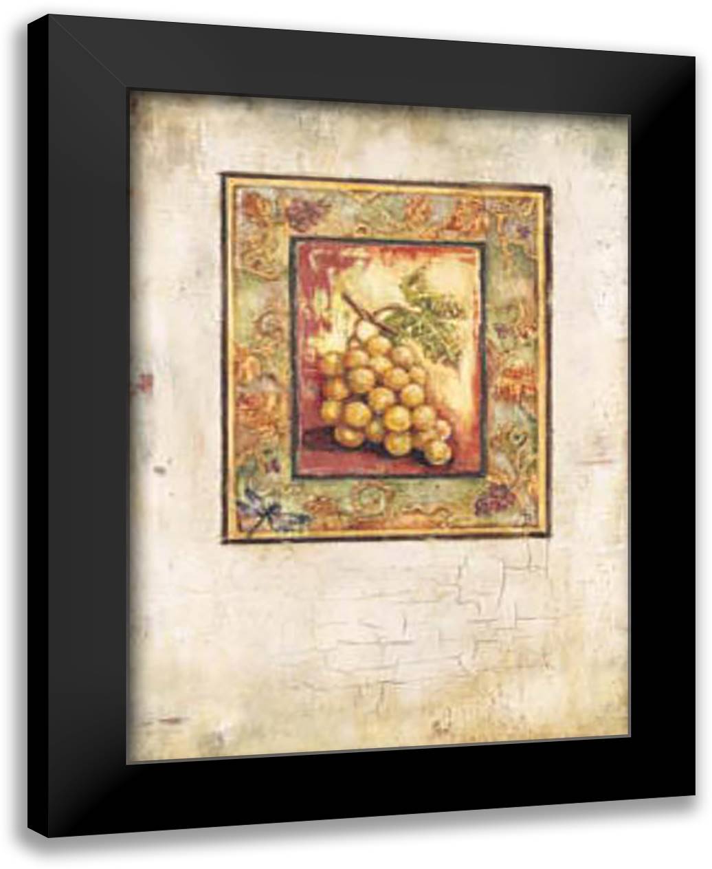 Jewel Collection I 16x20 Black Modern Wood Framed Art Print Poster by Chaden, Tina