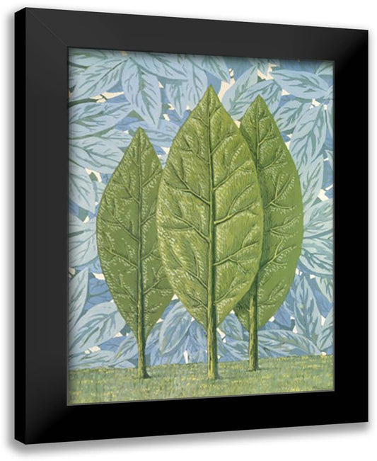 Belle Saison 24x32 Black Modern Wood Framed Art Print Poster by Magritte, Rene