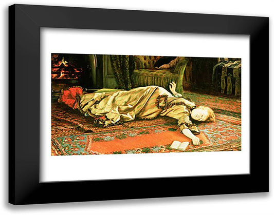 Abandoned 28x22 Black Modern Wood Framed Art Print Poster by Tissot, James