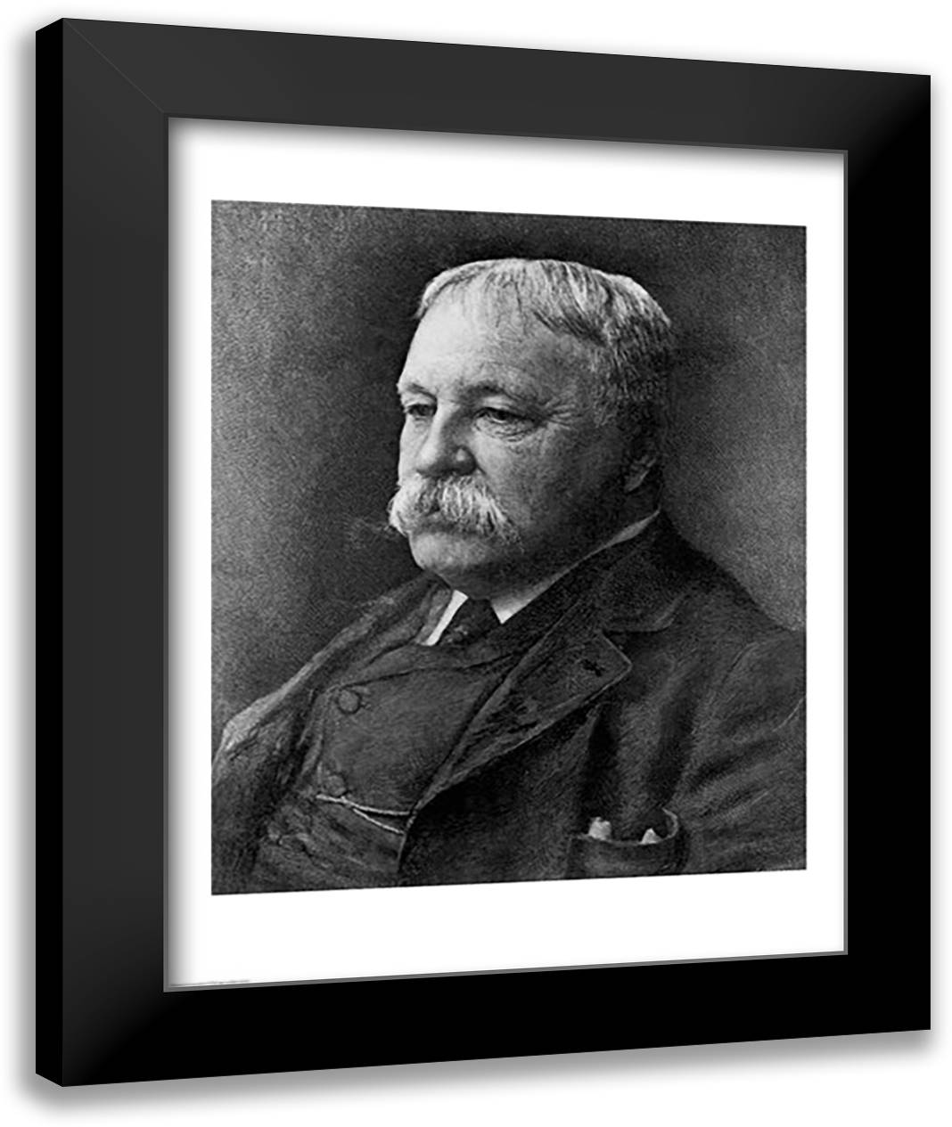 William D. Howells 22x28 Black Modern Wood Framed Art Print Poster