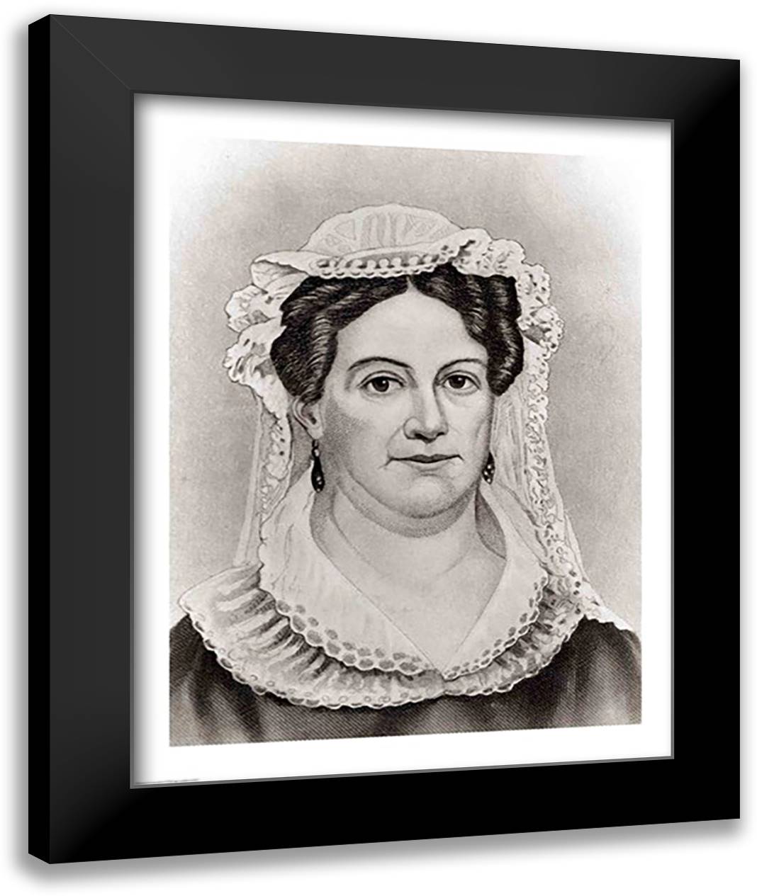 Rachel Jackson 22x28 Black Modern Wood Framed Art Print Poster